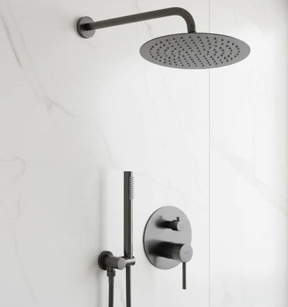 Dusche Unterputz Lungo Titan Matt