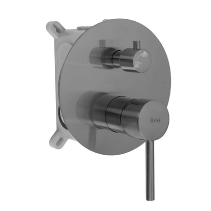 Dusche Unterputz Lungo Titan Matt