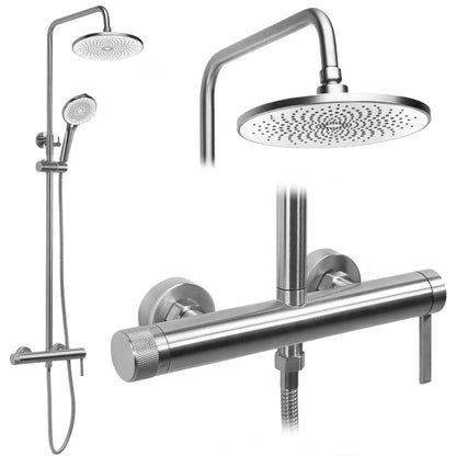 Dusche Rivo Chrom Matt