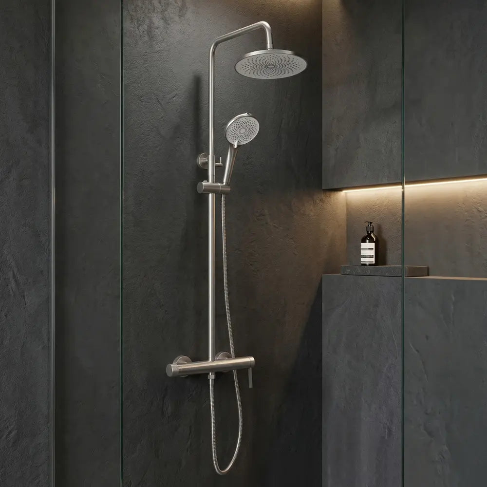 Dusche Rivo Chrom Matt