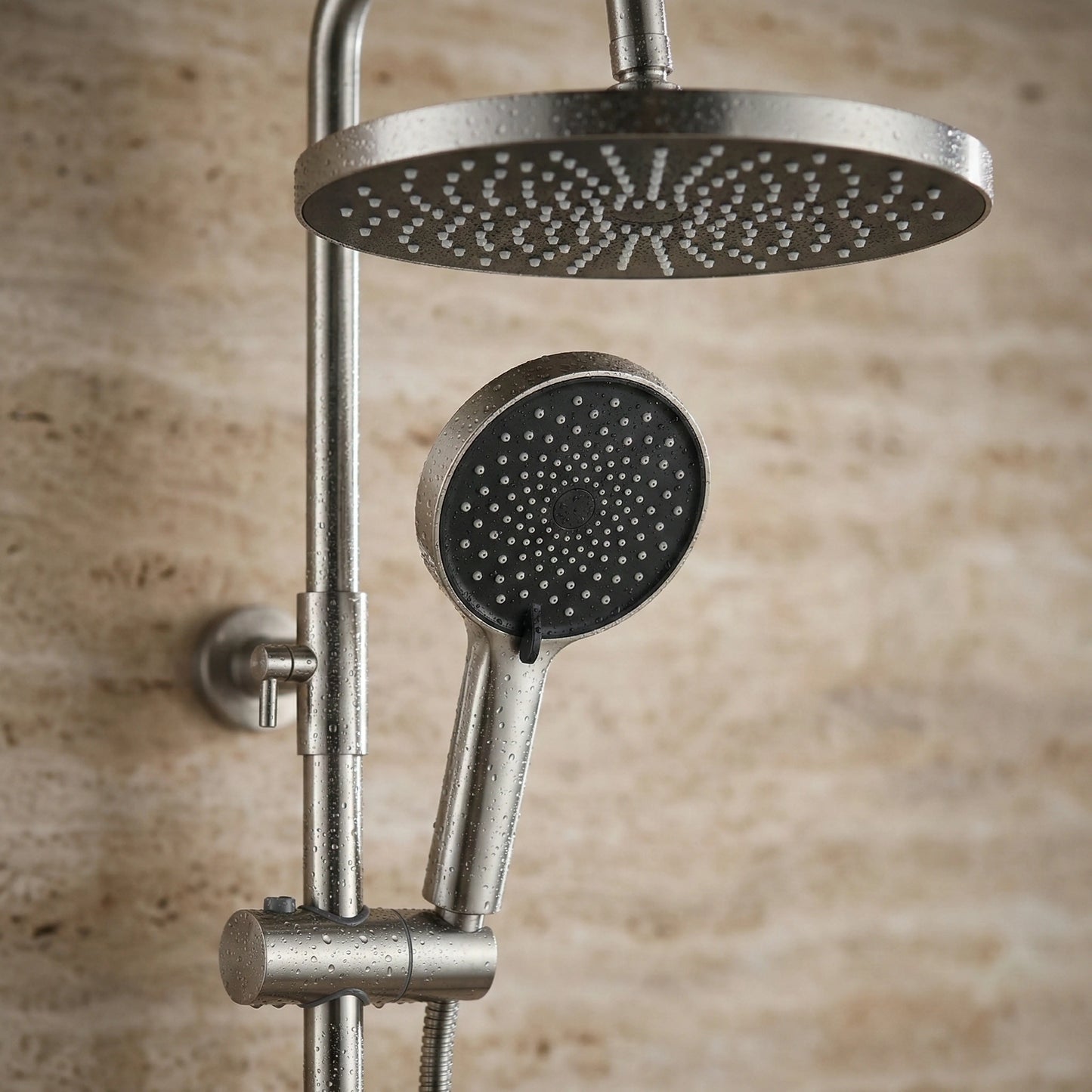 Dusche Lungo Stripe Chrom Matt