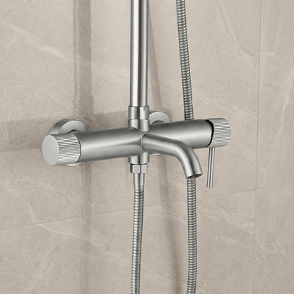 Dusche Lungo Stripe Chrom Matt