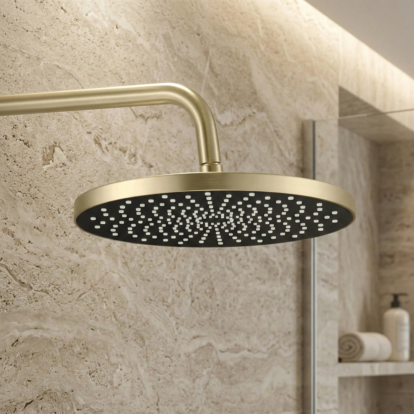 Dusche Lungo Stripe Gold Matt