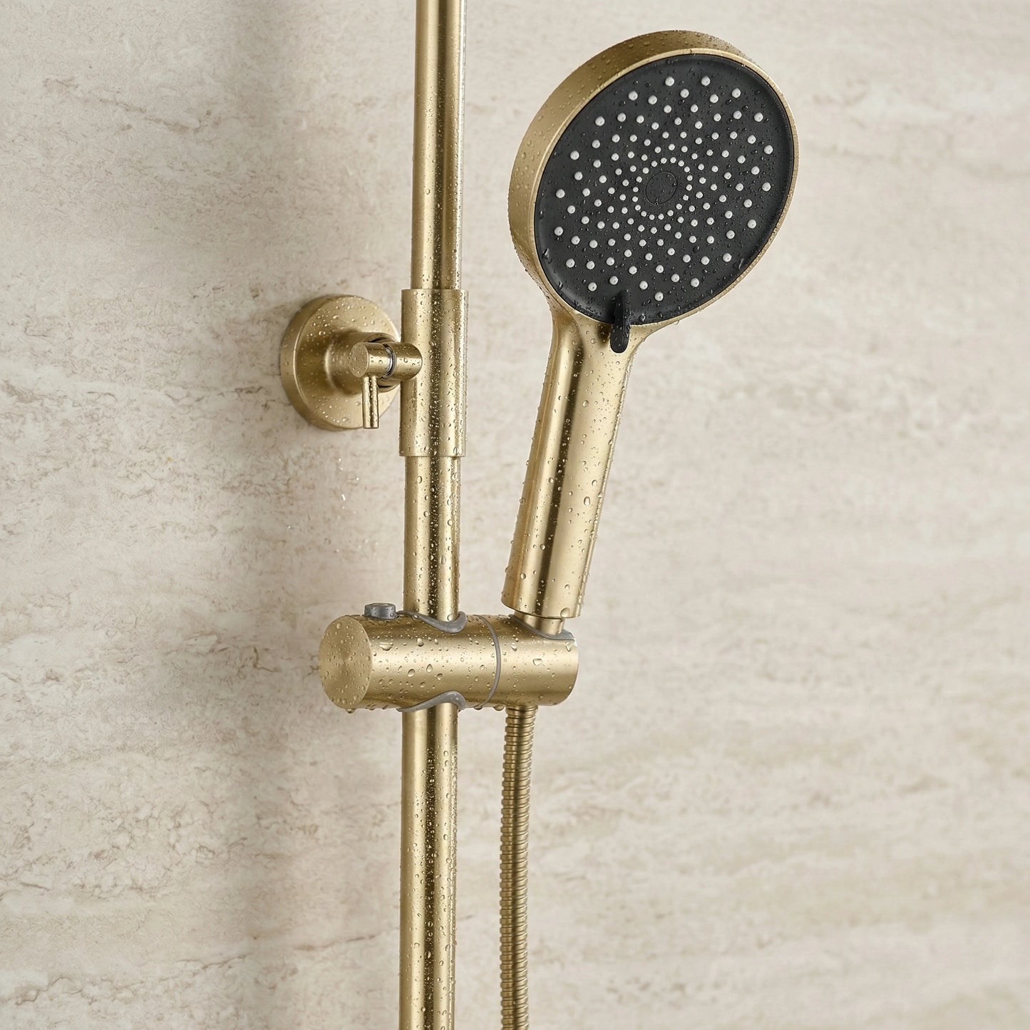 Dusche Lungo Stripe Gold Matt