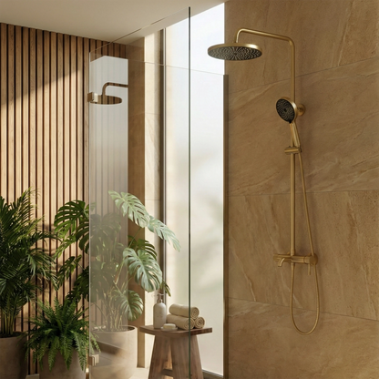 Dusche Lungo Stripe Gold Matt