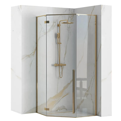 Duschkabine Diamond Gold 100x100cm