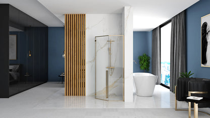 Duschkabine Diamond Gold 100x100cm