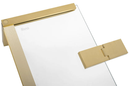 Duschkabine Hugo Gold Matt 80x80cm