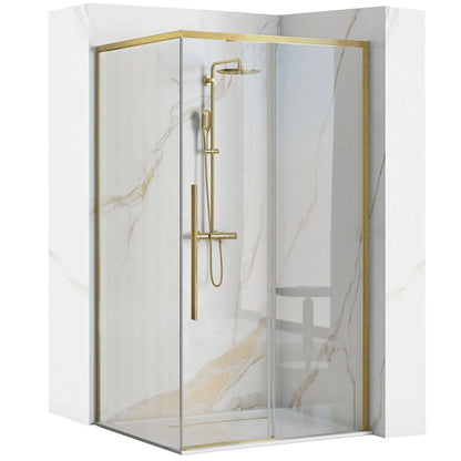 Duschkabine Solar Gold Matt 80x100cm