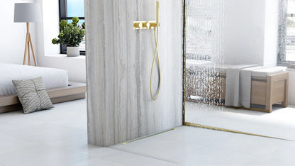 Duschrinne Neo Ultra Slim Gold Matt 60-80cm