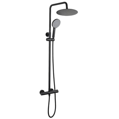 Dusche mit Thermostat Lungo Black