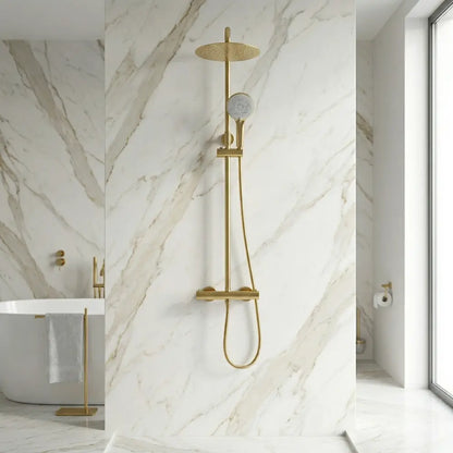 Dusche mit Thermostat Lungo Gold