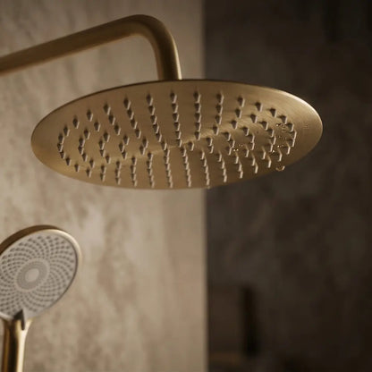 Dusche mit Thermostat Lungo Gold Matt