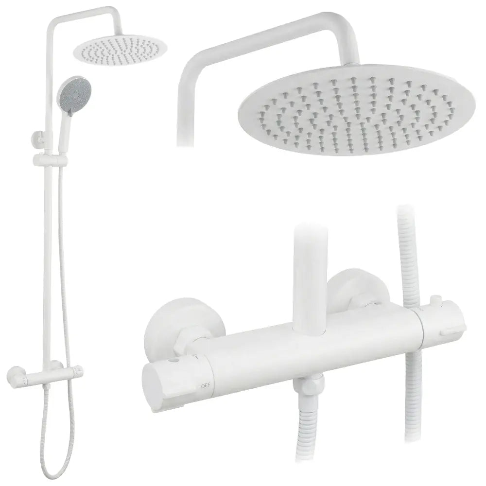 Dusche mit Thermostat Lungo White