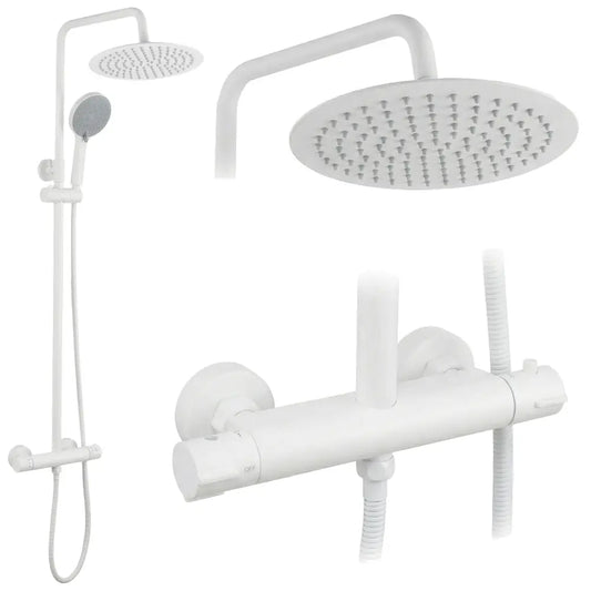 Dusche mit Thermostat Lungo White