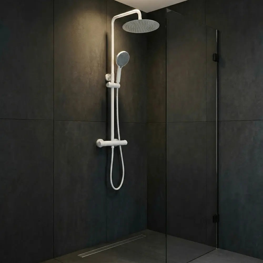 Dusche mit Thermostat Lungo White