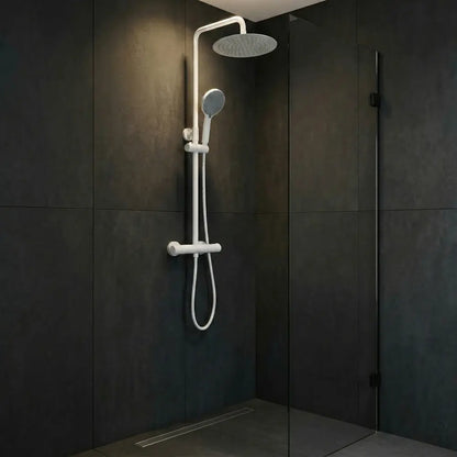 Dusche mit Thermostat Lungo White