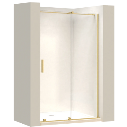 Duschtür zum Schieben Montana Gold Matt 100-140cm