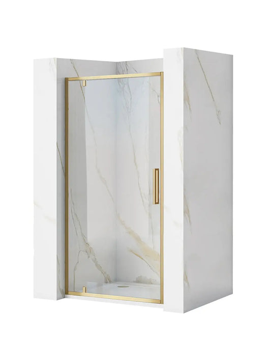 Duschtür Rapid Swing Gold Matt 90+100cm