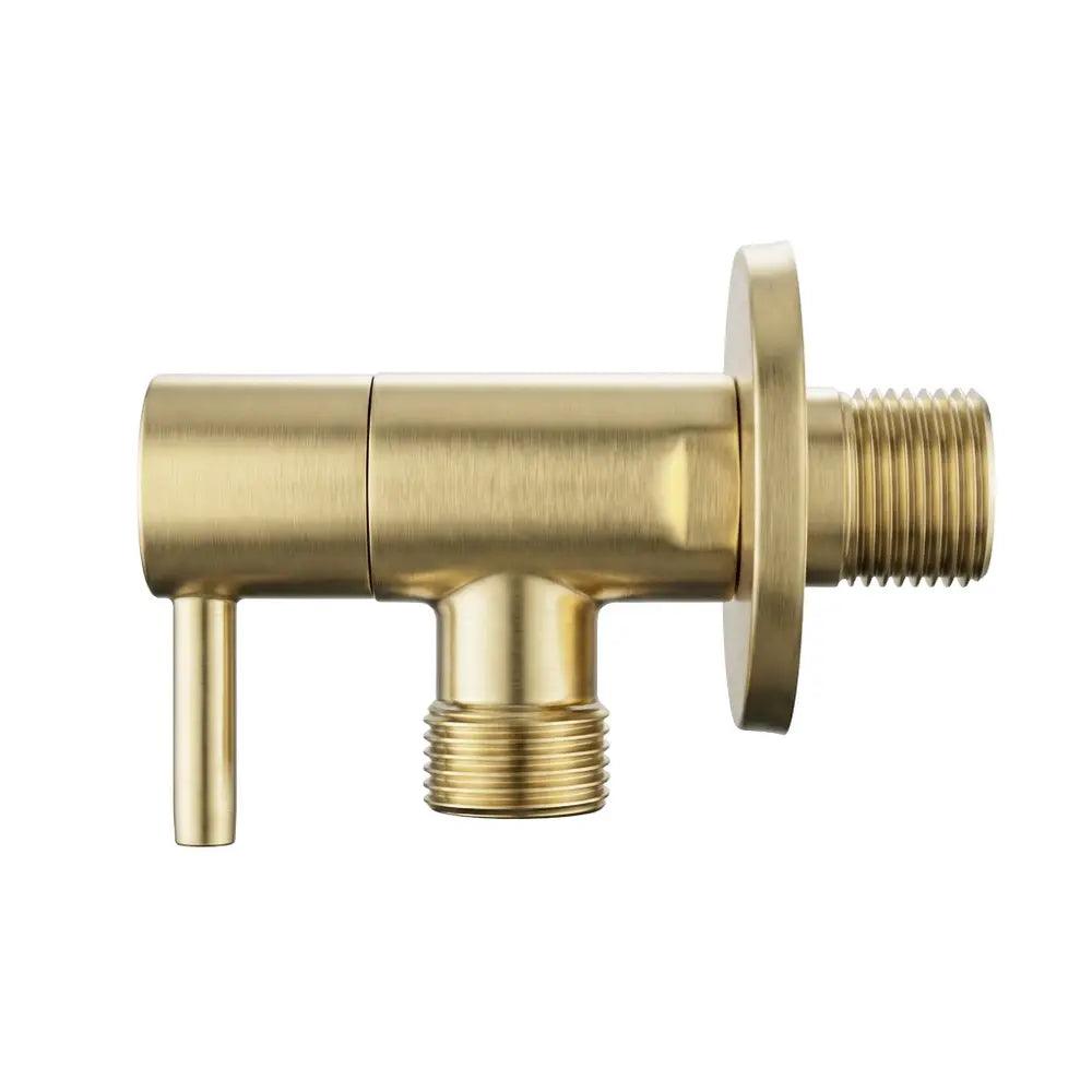 Eckventil 1/2 × 3/8 Zoll Gold Matt
