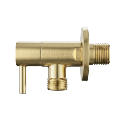 Eckventil 1/2 × 3/8 Zoll Gold Matt