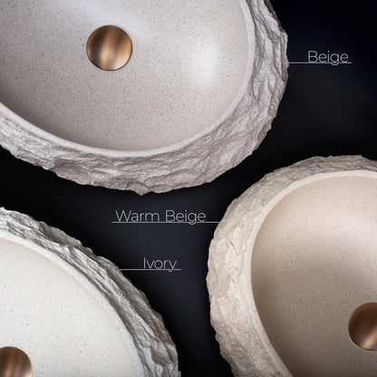 Waschbecken Mika Beige 48x38cm