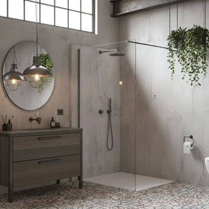 Walk-In Duschwand Flexi Titan 70-140 cm