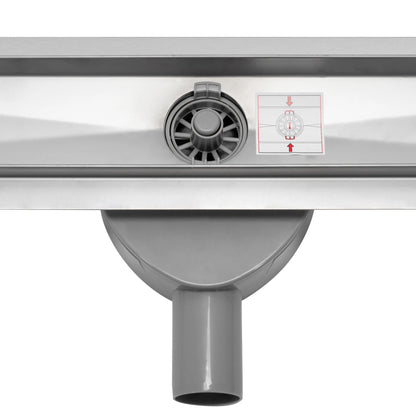 Duschrinne Greek Pro Mirror Gold 60-90cm