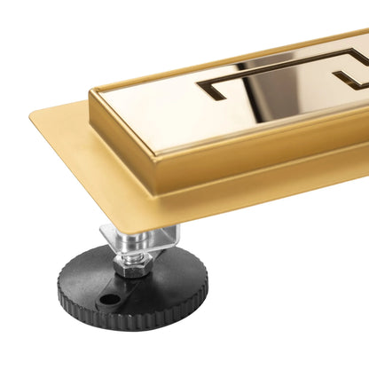 Duschrinne Greek Pro Mirror Gold 60-90cm