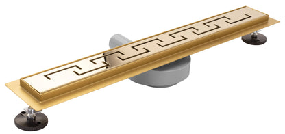 Duschrinne Greek Pro Mirror Gold 60-90cm
