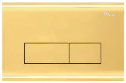 Vorwandelement mit Spültaste H Gold