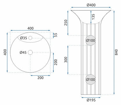 Standwaschbecken Hope