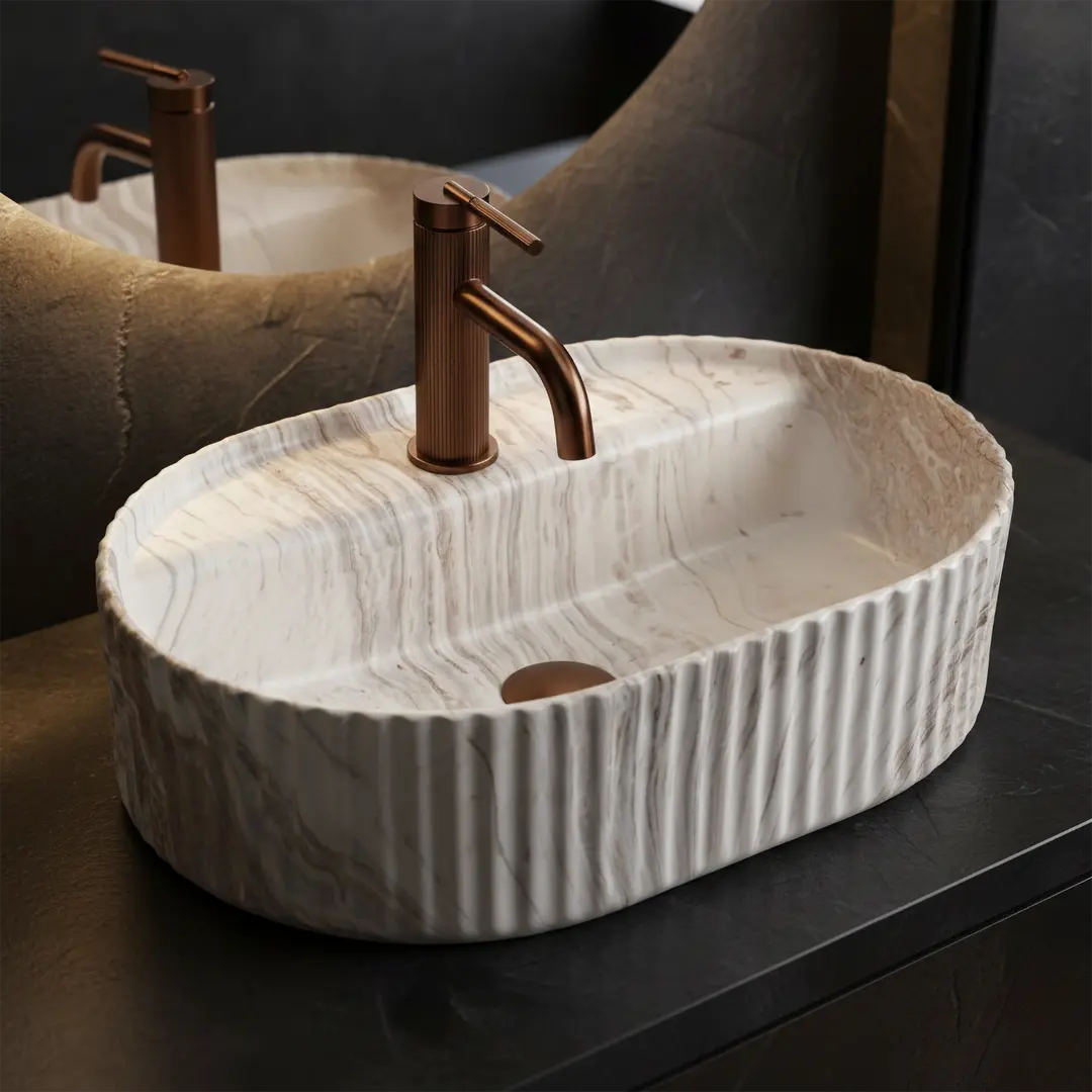 Aufsatzwaschbecken Marcella Saturn 50x35,5cm