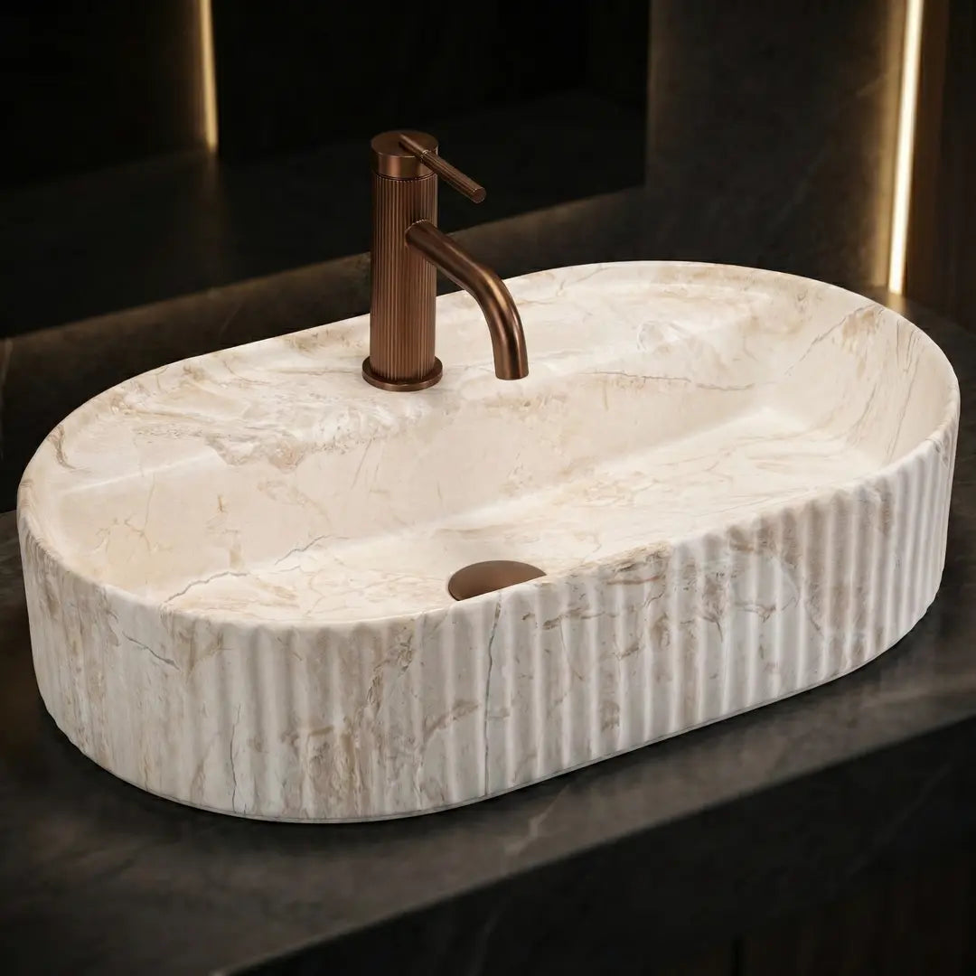 Aufsatzwaschbecken Marcella Kallisto 60x37cm
