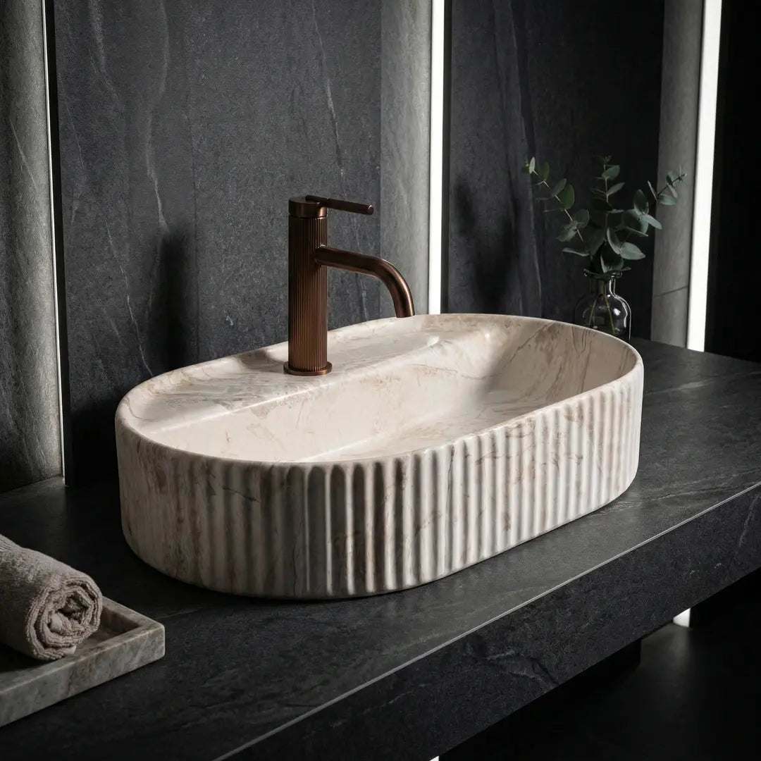 Aufsatzwaschbecken Marcella Kallisto 60x37cm