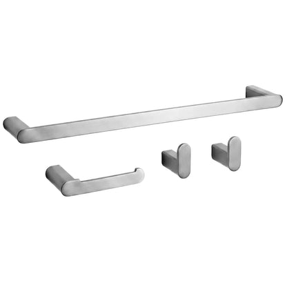 Accessoire-Set MATI Chrom Matt 4 teilig