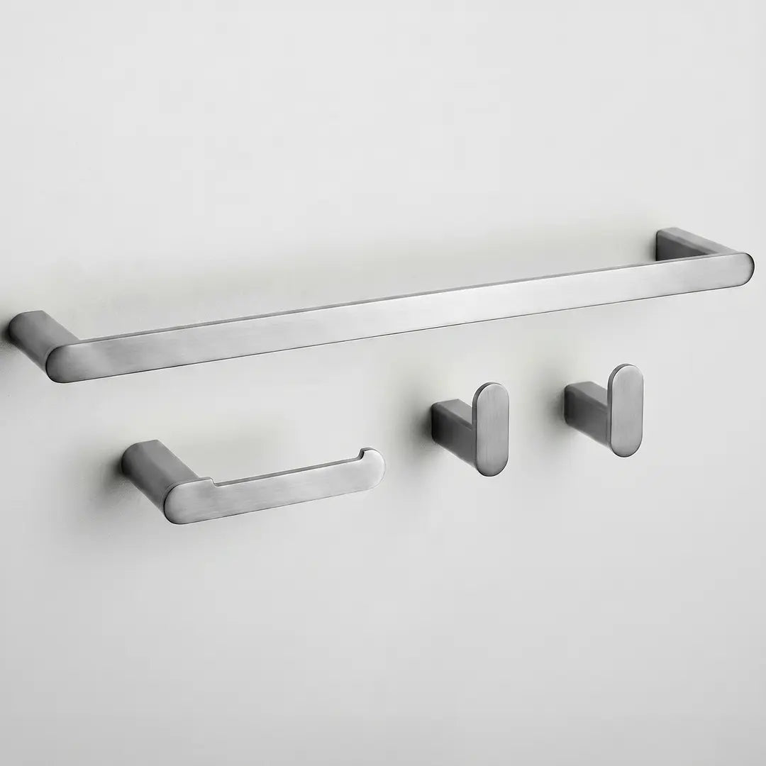 Accessoire-Set MATI Chrom Matt 4 teilig