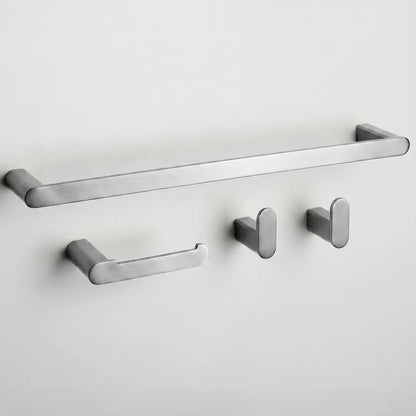 Accessoire-Set MATI Chrom Matt 4 teilig