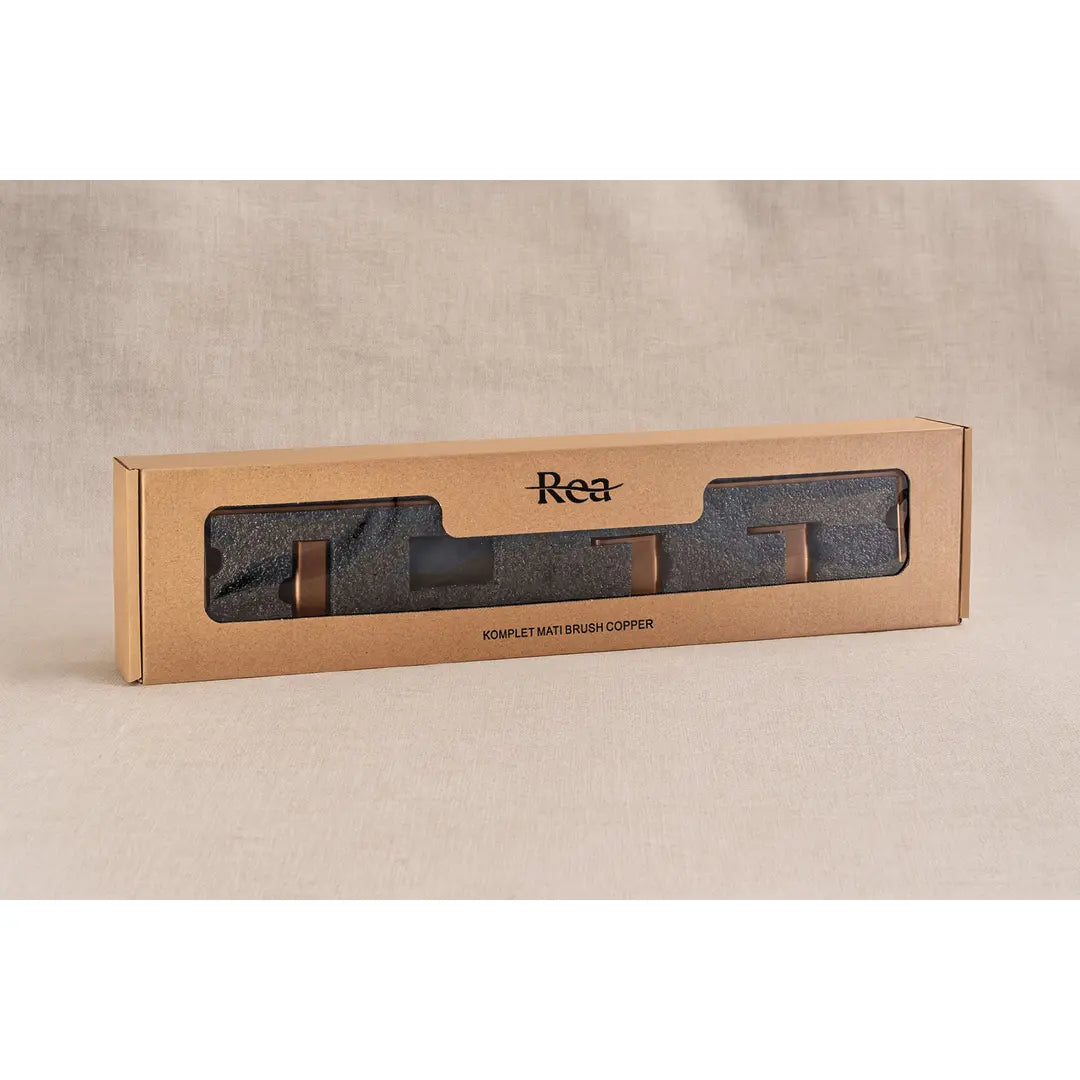 Accessoire-Set MATI Kupfer Matt 4 teilig