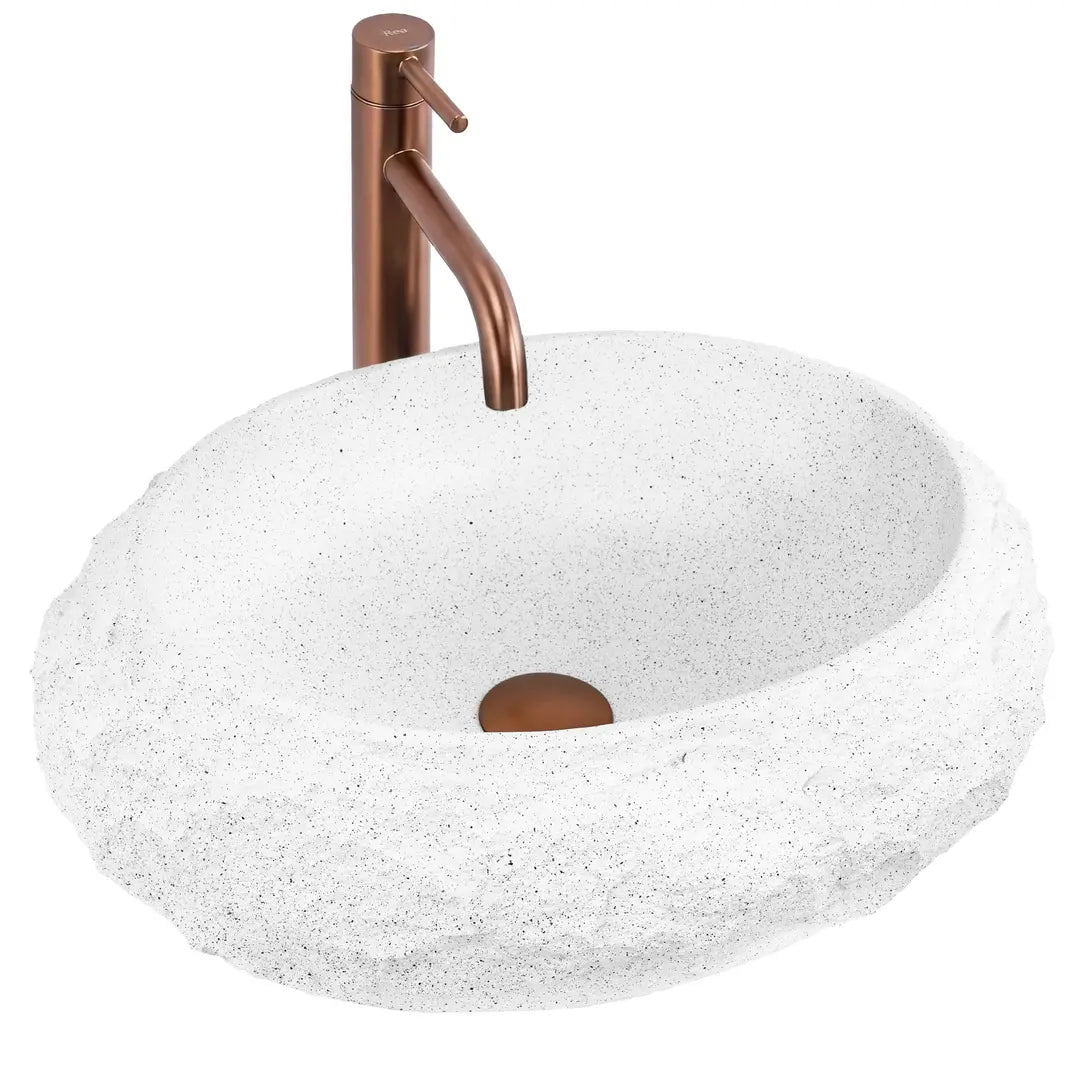 Aufsatzwaschbecken Mika Light Grey 50x38cm