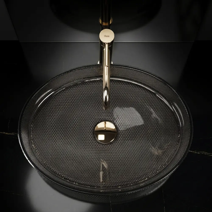Aufsatzwaschbecken Mirella Black 49,5x38cm