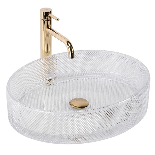 Aufsatzwaschbecken Mirella Transparent 49,5x38cm