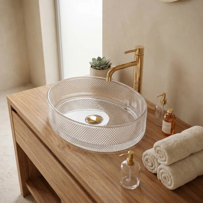 Aufsatzwaschbecken Mirella Transparent 49,5x38cm