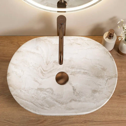 Aufsatzwaschbecken Oktawia Kallisto 50x35,5cm