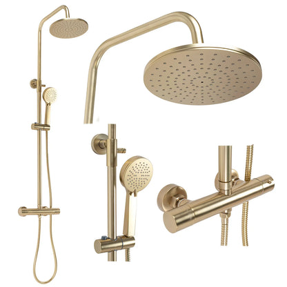 Dusche Parot Matt Gold (Duscharmatur mit Thermostat)