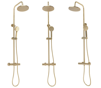 Dusche Parot Matt Gold (Duscharmatur mit Thermostat)