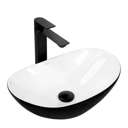 Aufsatzwaschbecken Royal Mini Black White 47,5x31cm
