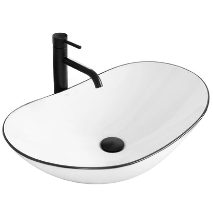 Aufsatzwaschbecken Royal Black Edge 62,5x36cm