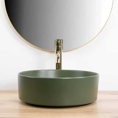 Aufsatzwaschbecken Sami Green Matt Ø 35cm
