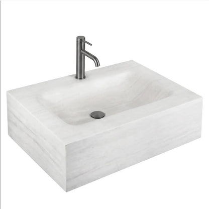 Wandwaschbecken Apollo Muralto Roma 70 × 50 cm – Steinoptik